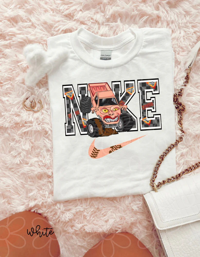 Monster Jam Zombie Nke DTF Transfer